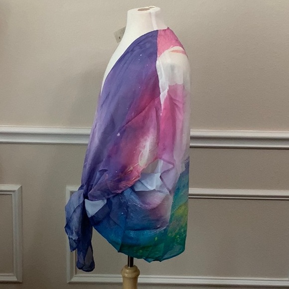 Lisa Blue PEGASUS Cape - Lavender/Pink multi - Picture 7 of 15